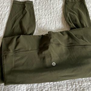 Lululemon olive green align full length